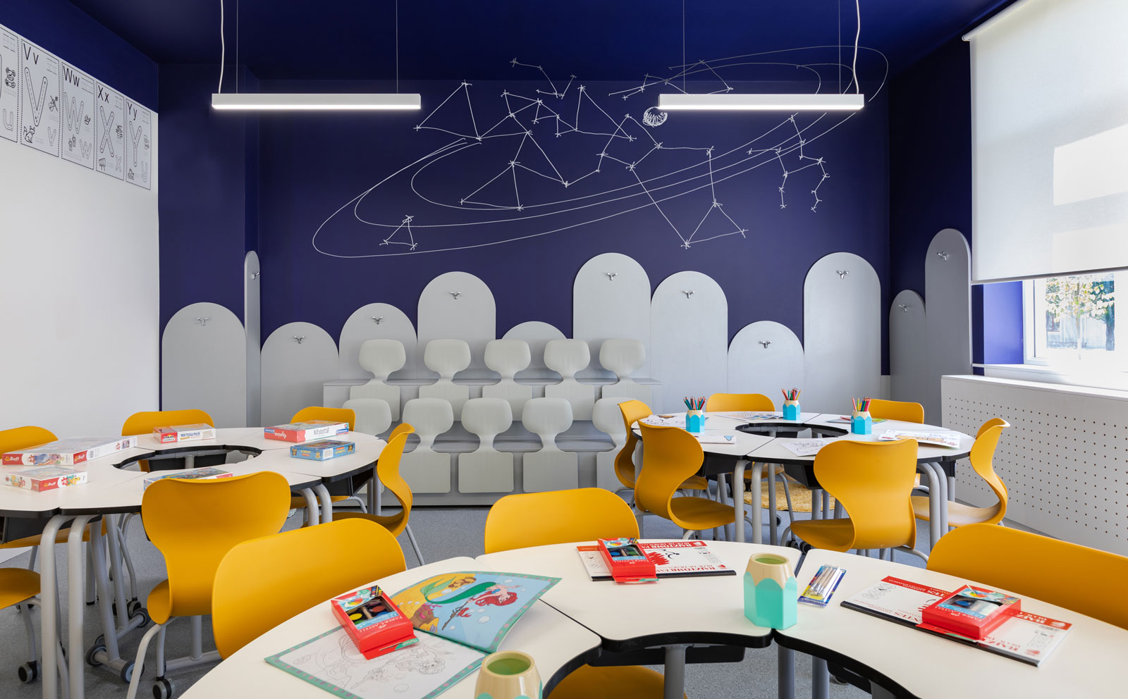 Sala de clasa smart inovativa si flexibila